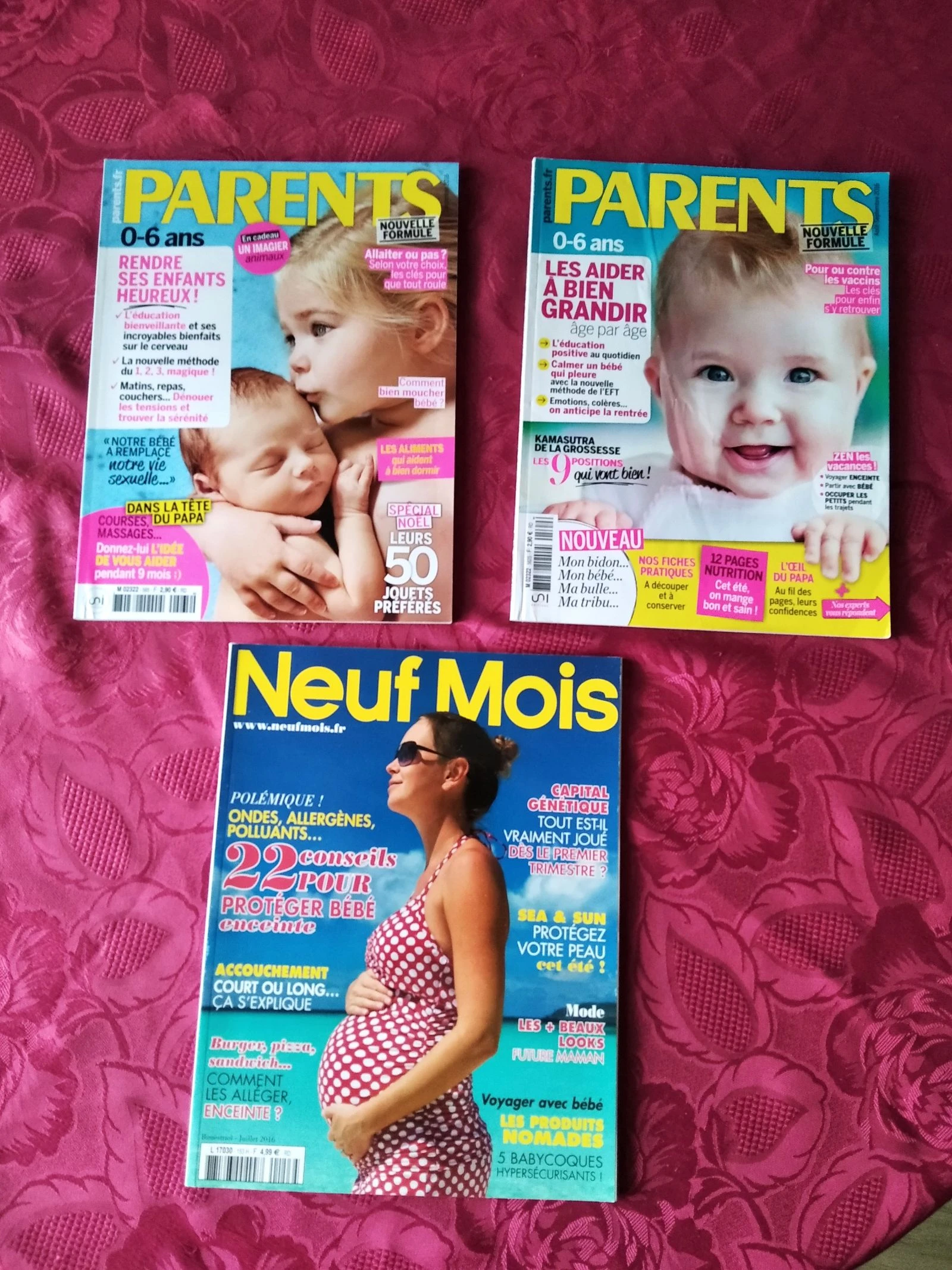 Lot de trois magazines Vintage 